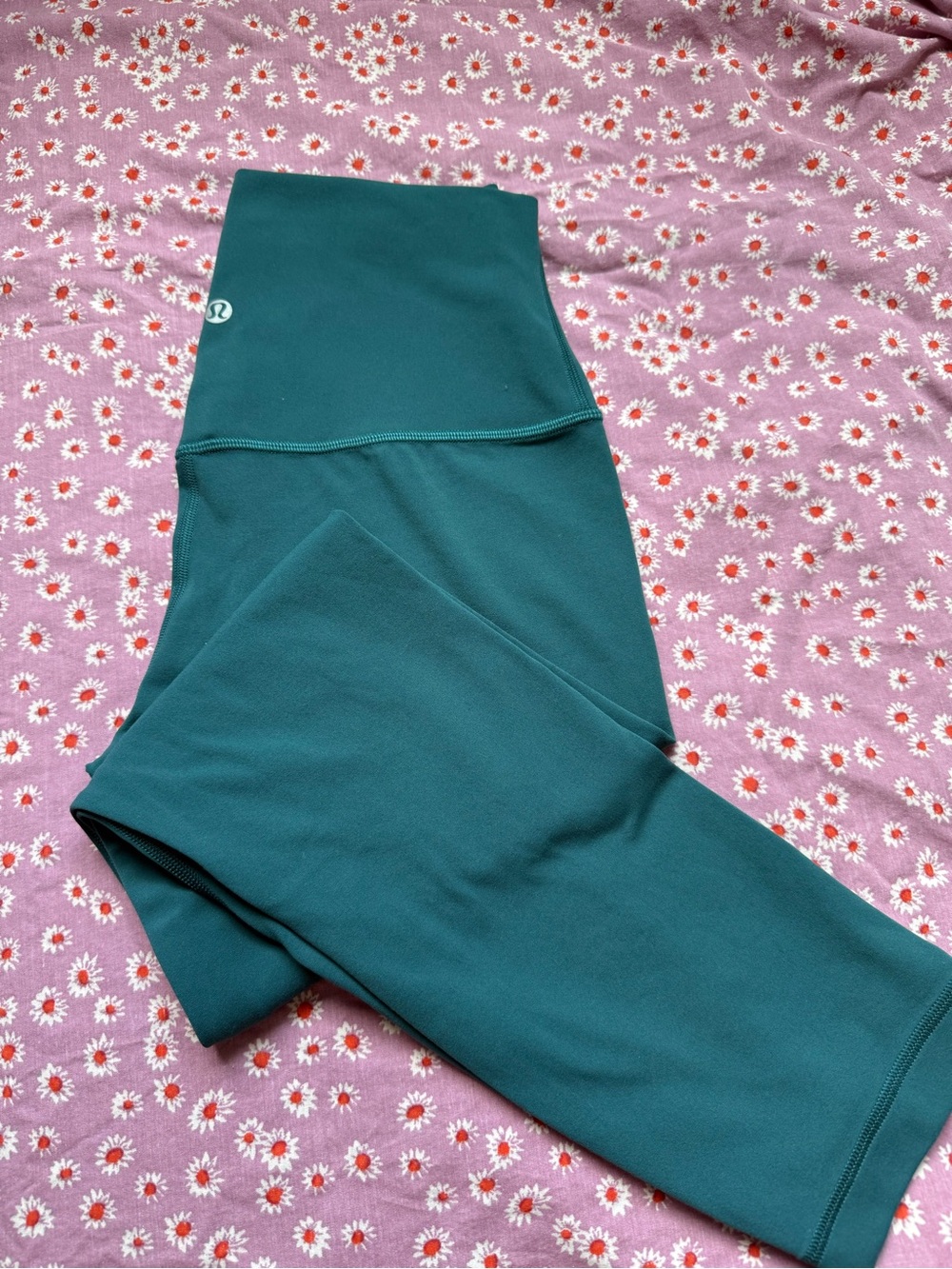 lululemon athletica Teal Girls' High-Waist Performance Leggings